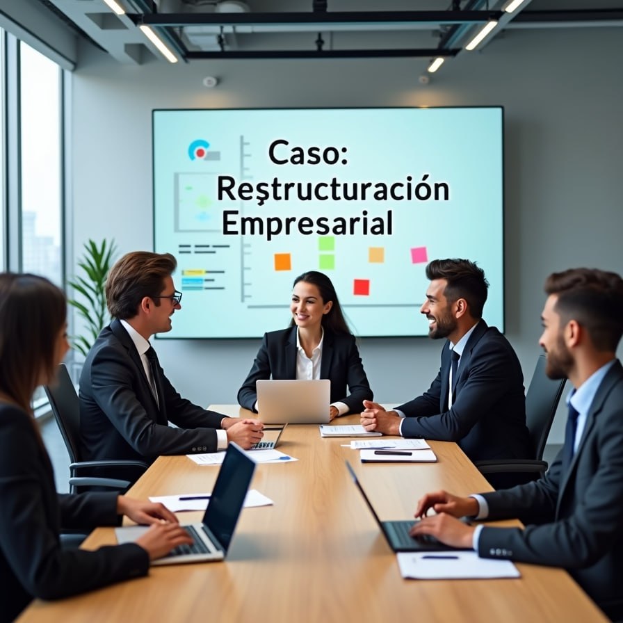 Caso: Reestructuración Empresarial Equipo corporativo en proceso de reestructuración