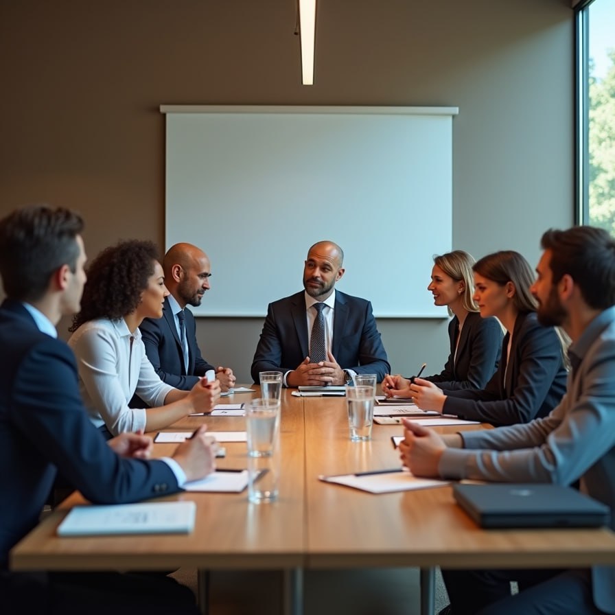 Reunión estratégica Equipo legal de MbaretePy en reunión